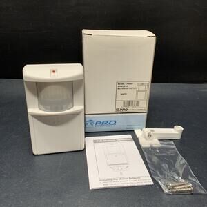 X10 Pro X-10 PRO WIRELESS MOTION DETECTOR MODEL PMS01, White Takes AA Batteries